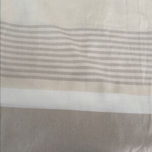 Shower Curtain Magnolia Cream Textured Fabric